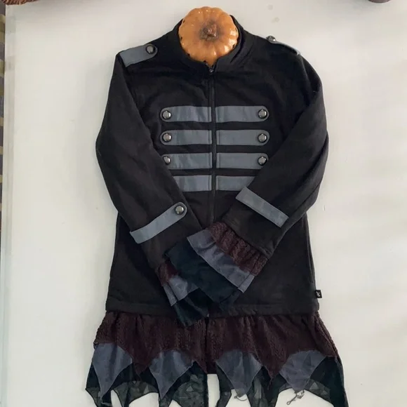 Leopards & Roses Size Small Whimsygoth Steam Punk Jacket - Picture 7 of 16